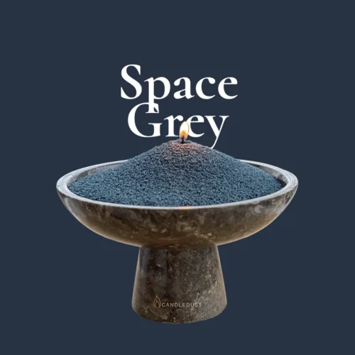 Space Grey  lõhnatu puuderküünal