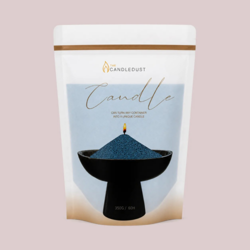 Space Grey  lõhnatu puuderküünal 350g
