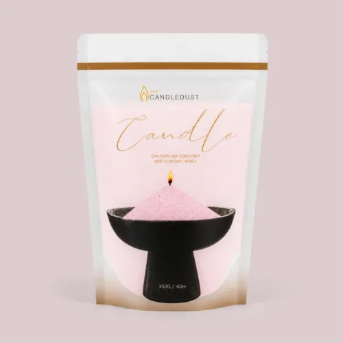 Baby Pink lõhnatu puuderküünal 350g