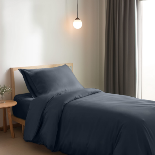 Eenpersoons Beddengoedset Xl - Space Blue